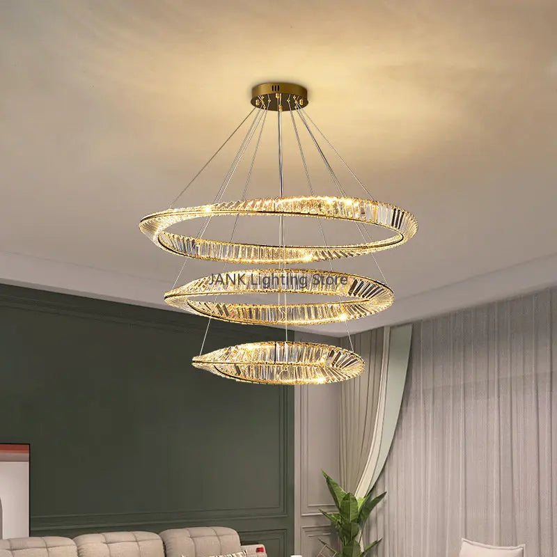 Decorbites™ Kristall-Deckenleuchter: Moderne Luxus-LED-Pendelleuchte für Küchen-, Wohnzimmer- und Flur-Dekoration