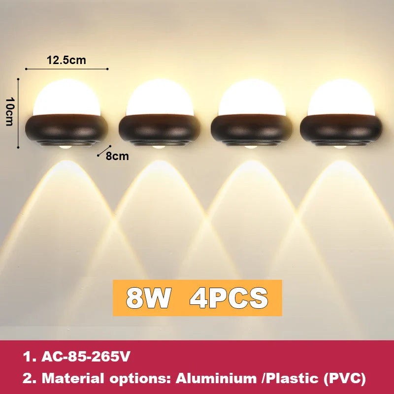 Decorbites™ Acryl-LED-Wandleuchte für die Heimdekoration – Luxuriöses Stimmungslicht