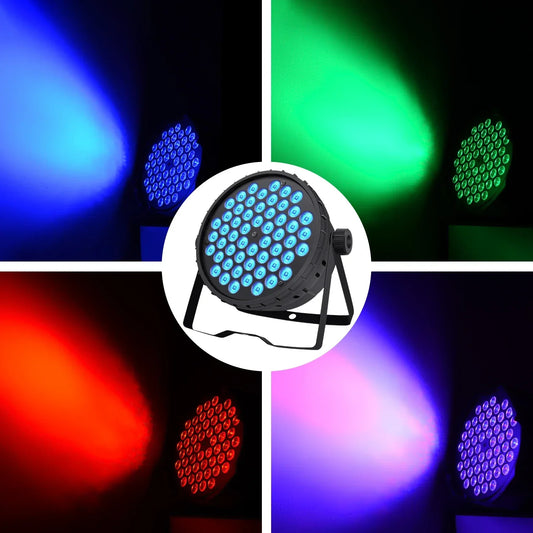 DecorBites™ Big Dipper RGB LED Stage Lighting with DMX Controller - Party Disco Lights