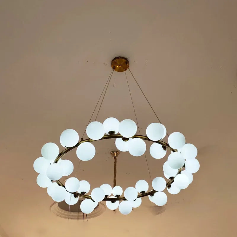Decorbites™ Glas-Kugel-LED-Kronleuchter-Hängeleuchte für Wohn- und Esszimmer