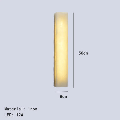 DecorBites™ Cuboid Marble LED Wall Lamp for Bedroom, Restaurant, Stairs - Dimmable Iron Lighting