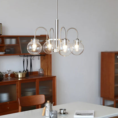 Decorbites™ Glas-LED-Kronleuchter: Retro-Bauhaus-Design für Wohnzimmer, Schlafzimmer, Küche oder Esstisch