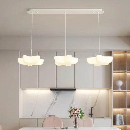 DecorBites™ Cloud White Floating Pendant Chandelier for Dining Room, Kitchen Island, Indoor Lighting