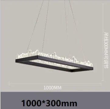 Decorbites™ Crystal-LED-Hängeleuchten: Moderne Gold-Schwarz-Industrielle Lampe für stilvolle Beleuchtung