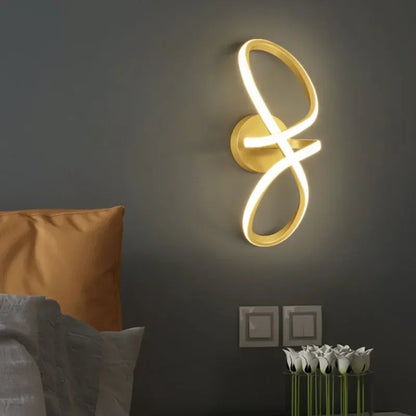Decorbites™ Gold Nordic LED Wandlampe für Schlafzimmer, minimalistischer Eingangsbereich und Flur