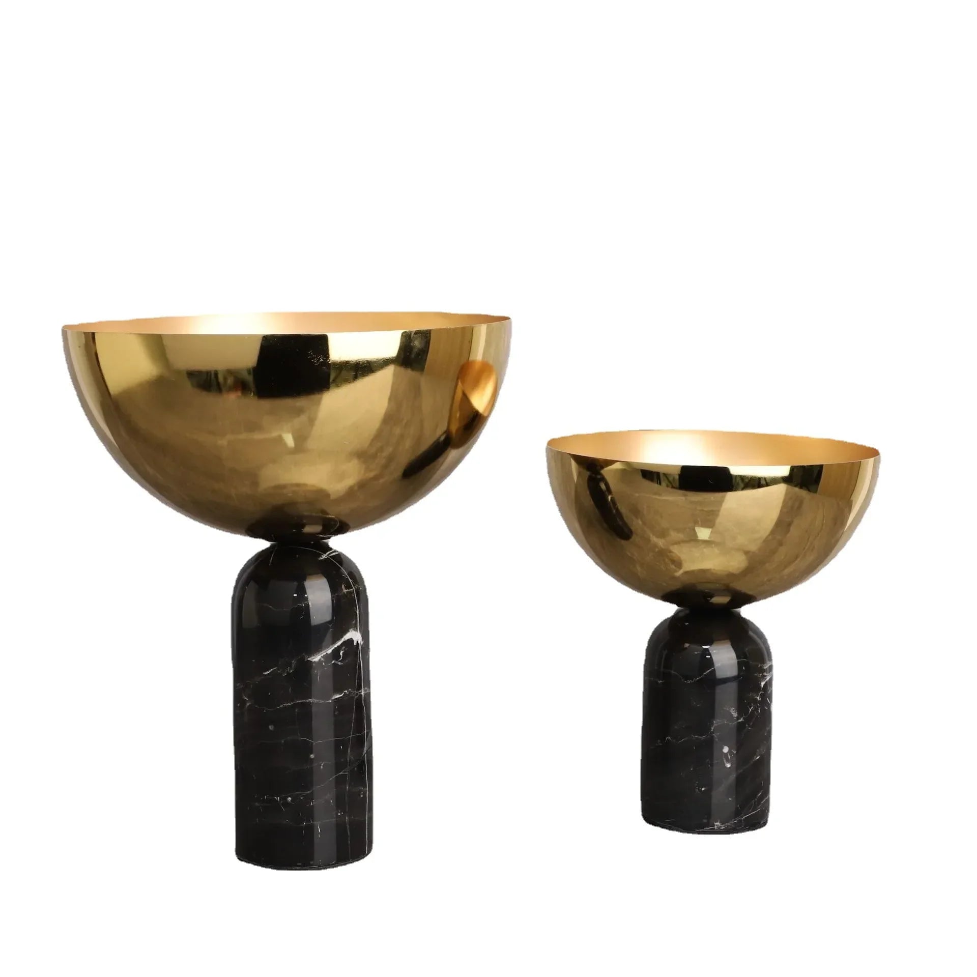 Gold Marble Fruit Bowl