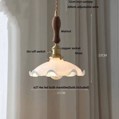 DecorBites™ Iron Lampshade LED Pendant Lights, Adjustable Modern Hang Lamp