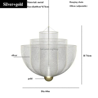 Decorbites™ Geometrische Eisenleuchter | Nordischer Loft-Pendant-Lichtarmatur
