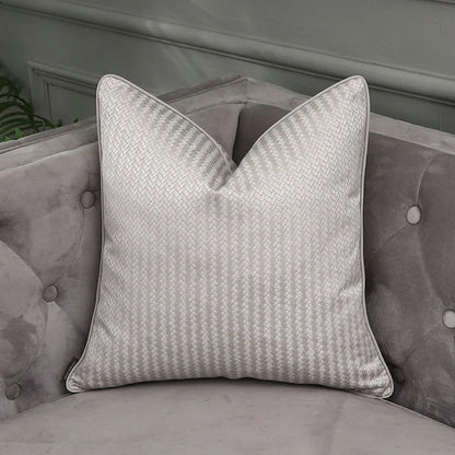 DecorBites™ Frosted Gold Satin Lumbar Pillow Covers - Luxe Sofa Cushion Cases