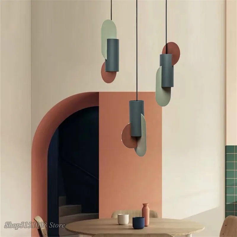 Green LED Pendant Lamp
