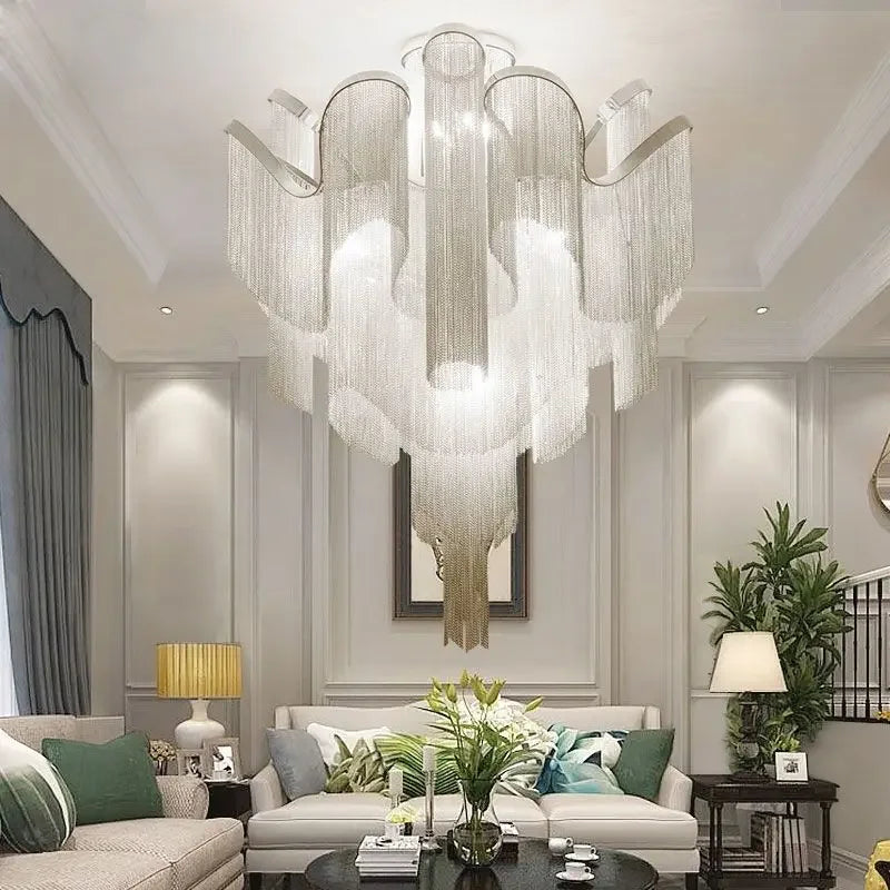 Tassel Flower Pendant Light