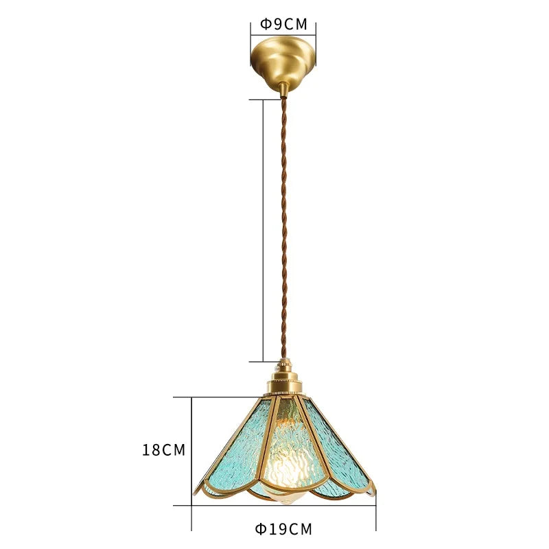 Decorbites™ Glas-LED-Hängeleuchte: Moderne Kupfer-Nordische Innenbeleuchtung für Zuhause, Café, Schlafzimmer & Wohnzimmer