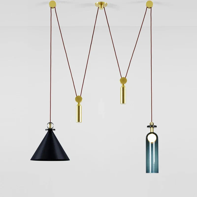 DecorBites™ Industrial Metal Pendant Light Kitchen Adjustable Designer LED Dinning Room Decor