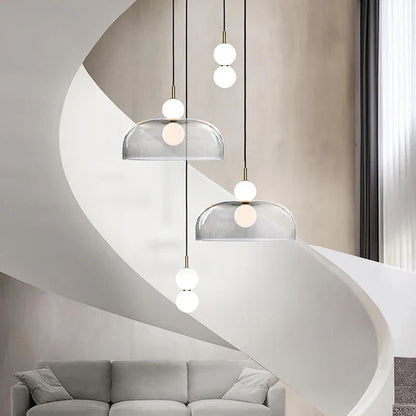 Decorbites™ Glas-Kugelleuchter: Moderne Dekoration für Duplex-Treppenhäuser, Wohnzimmer, Schlafzimmer