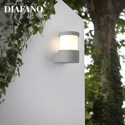 Decorbites™ Beton-Außenwandlampe | IP65 wasserdichte Wandbeleuchtung für Hof, Balkon & Tür