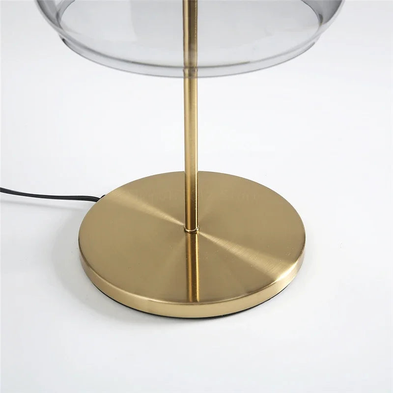 Decorbites™ Glas-Lampenschirm LED-Tischleuchte für modernes Schlafzimmer-Dekor
