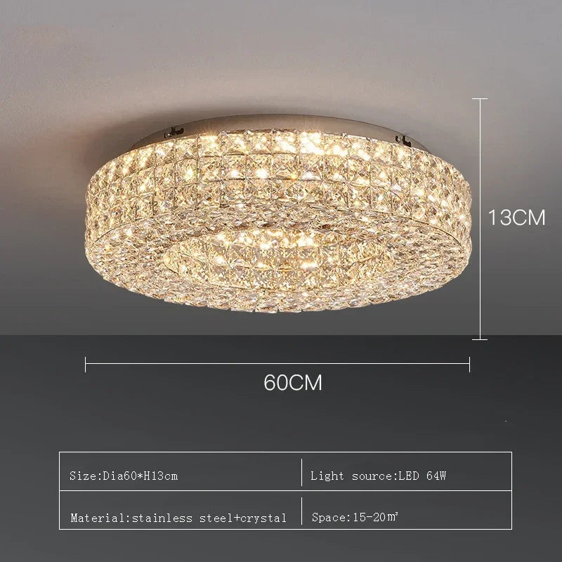 Decorbites™ Crystal-LED-Deckenleuchter: Moderner Luxus für Wohnzimmer, Schlafzimmer und Heimdekoration