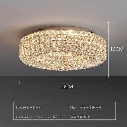 Decorbites™ Crystal-LED-Deckenleuchter: Moderner Luxus für Wohnzimmer, Schlafzimmer und Heimdekoration