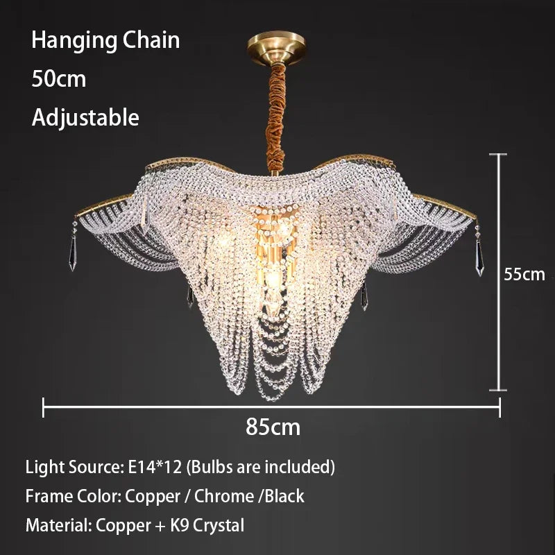 Decorbites™ Kristall-Schmetterlings-Lüster: Elegante moderne LED-Pendellampen für luxuriöse Wohnzimmer