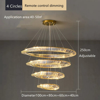 Decorbites™ Kristall-Deckenleuchter: Moderne Luxus-LED-Pendelleuchte für Küchen-, Wohnzimmer- und Flur-Dekoration