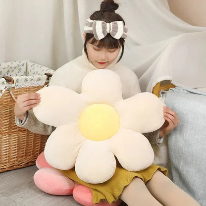 DecorBites™ Daisy Lumbar Support Throw Pillows for Home Decor