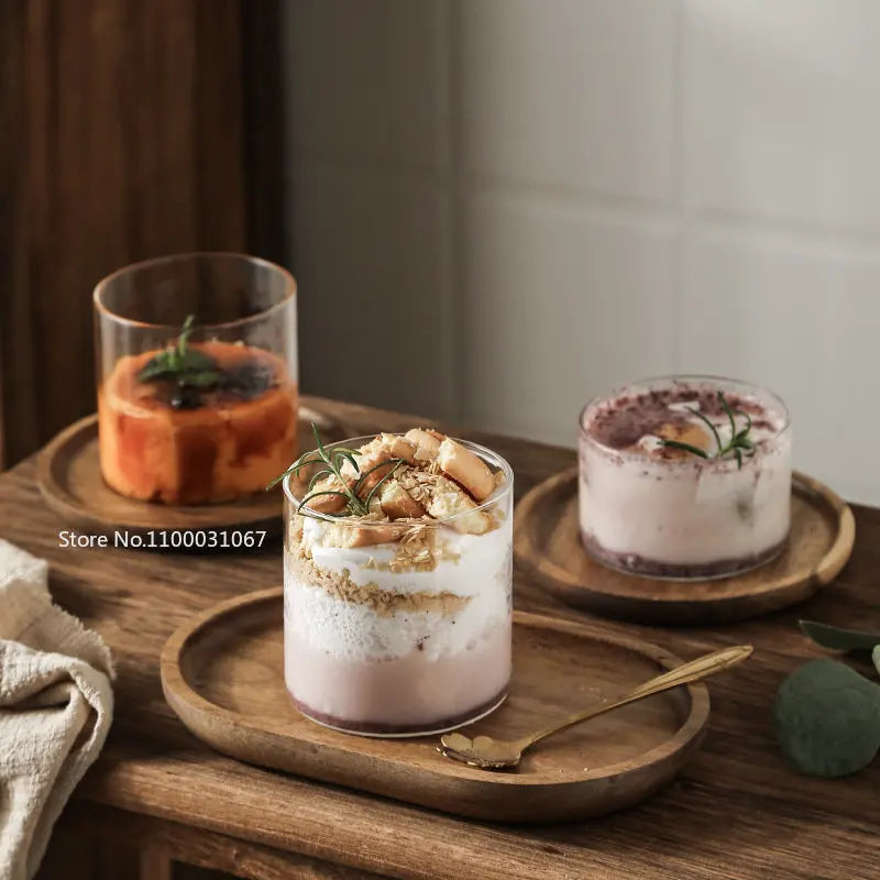 Decorbites™ hitzebeständiges Glas-Dessertglas Cocktailglas Hochzeits- und Partyglas