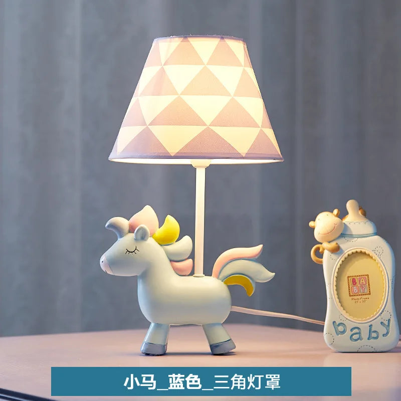 DecorBites™ LED Unicorn Table Lamp for Children's Room, Nordic Design Stand Light Lamparas