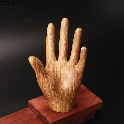 Decorbites™ Handflächenskulptur aus Harz Dekorationshandwerk Charakterstatue Raumdekoration