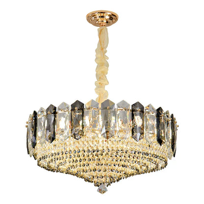 Decorbites™ Kristall-Duplex-Villa-Kronleuchter-Hallenleuchte – Luxuriöse Wohnzimmer-Mittelleuchte