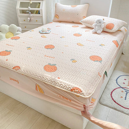 Decorbites™ Latex-Kühlende Matratzenauflage & Bezugsset - Sommer-Kühlung Bettpad