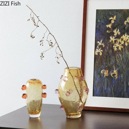 Decorbites™ Kreative Blasen-Glasvase Hydroponik Schreibtisch-Dekoration Künstliche Blumen Raumdekoration