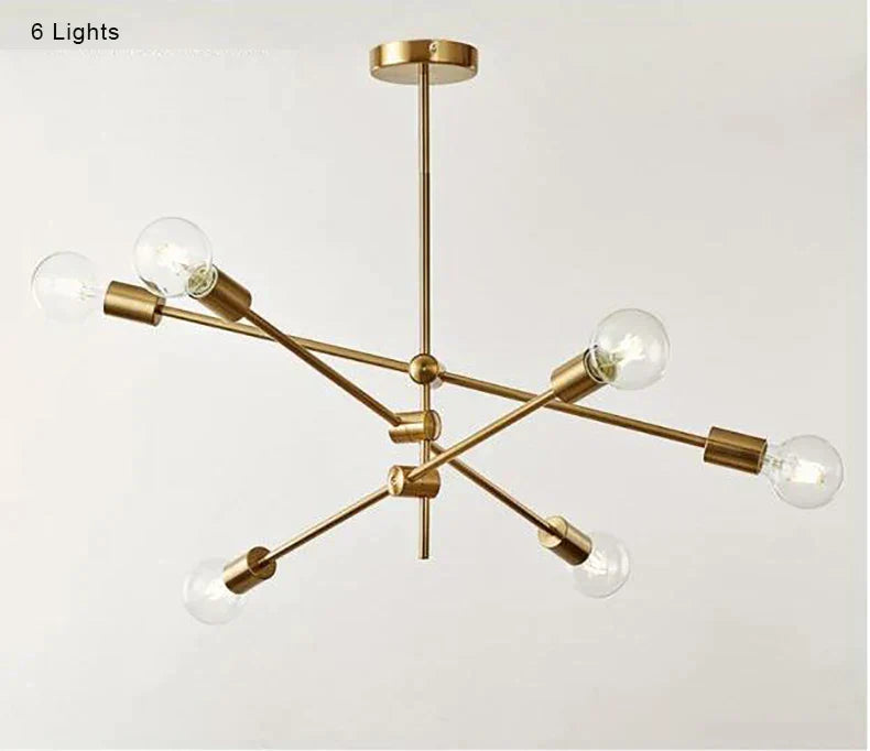 Decorbites™ Glas-Kugle-Globus-LED-Pendelleuchte - Nordisch Moderne Eisenstange Hängelampe
