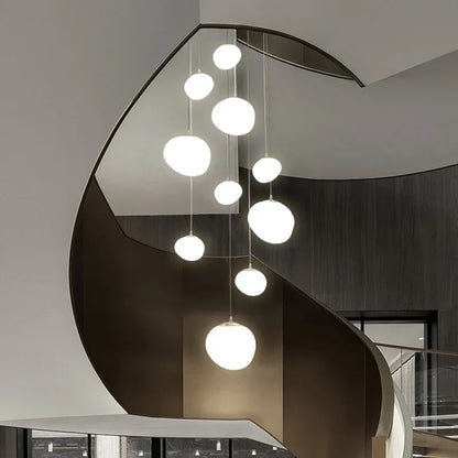 Decorbites™ Glas-Kugeln-LED-Hängeleuchten für die Einrichtung zu Hause, Wohn-/Esszimmer, Bar & Treppen