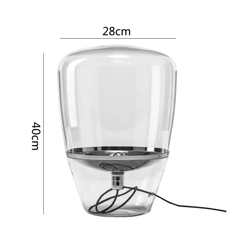 Decorbites™ Glas-Tischlampen Innenraum-Nachttischlampe für Wohnzimmer LED-Beleuchtung