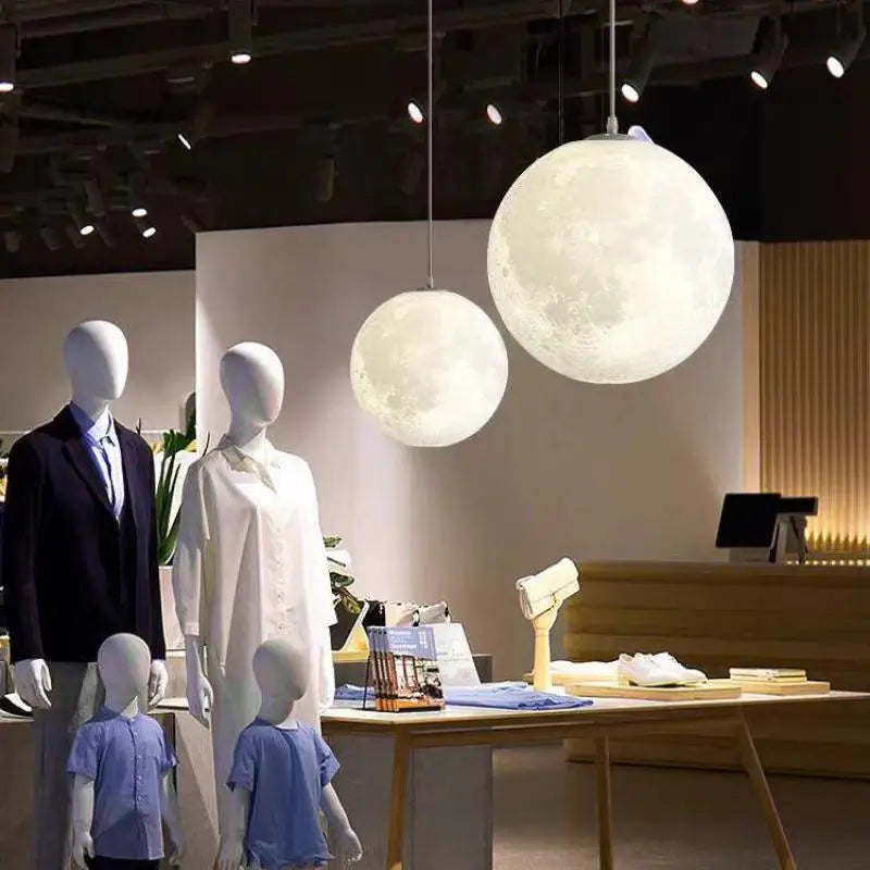 Decorbites™ Sahne-Mond LED-Hängeleuchter: Moderne Beleuchtung für Wohnzimmer, Küche und Schlafzimmer