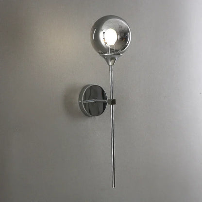 Decorbites™ Glasball-Wandlampen: Moderne nordische goldene Chrom-Beleuchtungskörper für Wohnzimmer, Küche