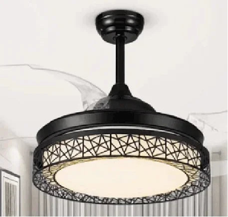 Gold Ceiling Fan Light With Remote 48-Inch