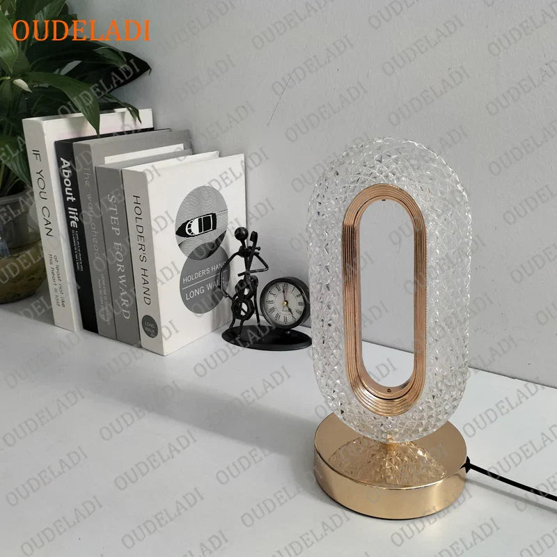 Decorbites™ Kristall-Nachttischlampe für das Schlafzimmer: Romantische LED-Atmosphäre, kreatives Design