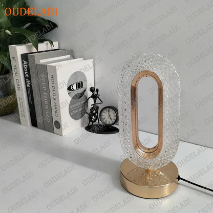 Decorbites™ Kristall-Nachttischlampe für das Schlafzimmer: Romantische LED-Atmosphäre, kreatives Design