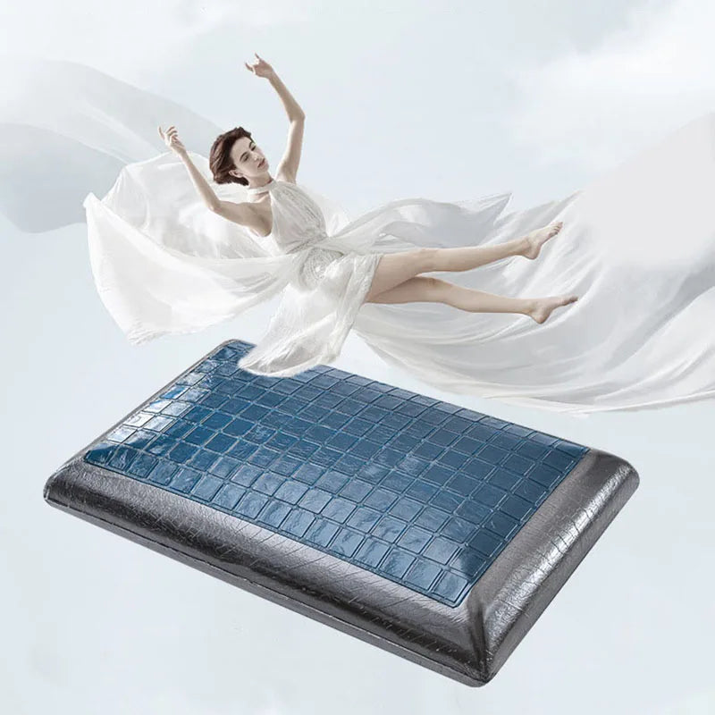 DecorBites™ Bamboo Charcoal Memory Foam Cooling Pillow with Pillowcase