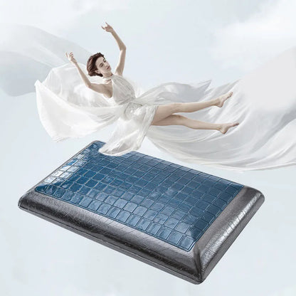 DecorBites™ Bamboo Charcoal Memory Foam Cooling Pillow with Pillowcase