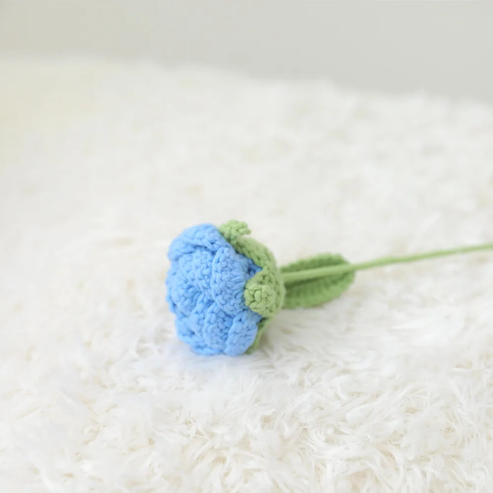 Decorbites™ Strauß aus gehäkelten Rosen DIY Häkelanleitung Hochzeitsgeschenk Muttertag-Geschenk