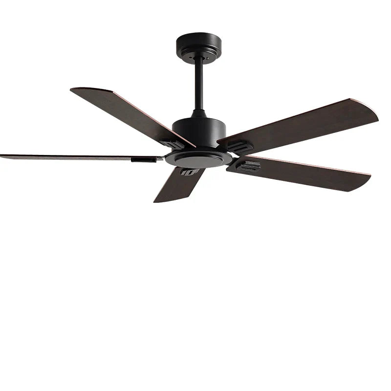 DecorBites™ 56-Inch Black Industrial Style Ceiling Fan with Remote Control for Indoor Use