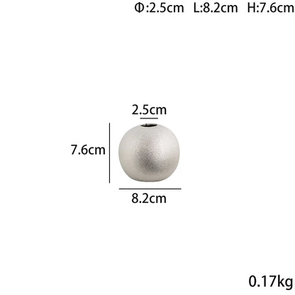 Decorbites™ Geometrische Gold- und Silber-Vase für stilvolle Blumenarrangements & Heimdekoration