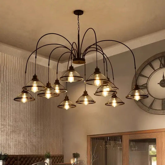 Decorbites™ Industrielle Hängelampe für Wohnzimmer Esszimmer Bar Café Loft Retro Kronleuchter