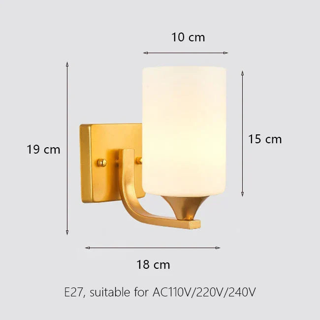 Decorbites™ Eisen-Wandlampe mit Glasball, elegante Wandlampe für Treppen und Lesen im Zuhause
