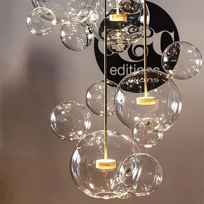 Decorbites™ Glas-Blase-LED-Kronleuchter: Stilvolle Deckenbeleuchtung für Ess- und Wohnzimmer