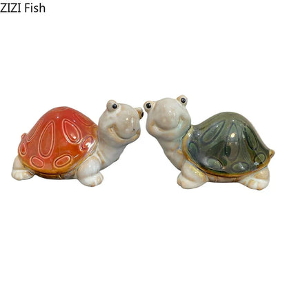 Decorbites™ Süße Schildkröten-Statue-Tablett Schreibtisch-Dekoration Raum-Dekor Kreative Skulptur