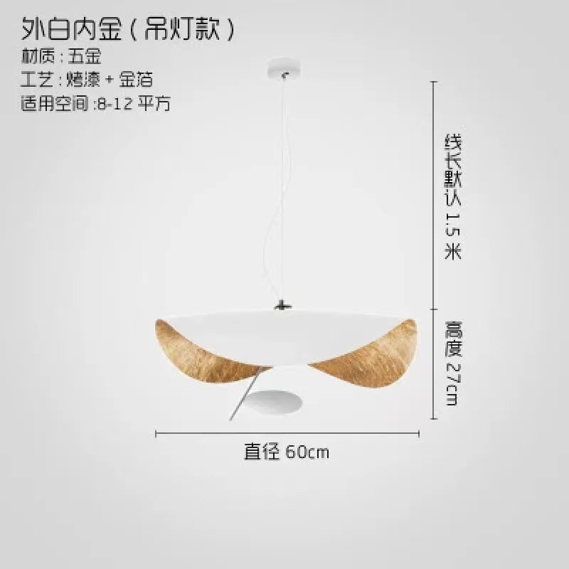 Decorbites™ Gold-Textur LED-Hängeleuchten: Moderne Hängelampen für Wohnzimmer und Schlafzimmer