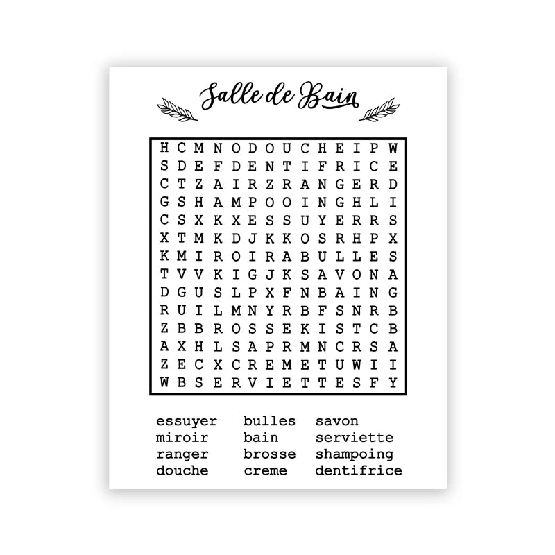 Affiche minimalistes WC et salle de bain Prints French Bathroom Rules Quote Poster Canvas Painting Toilet Bathroom Wall Decor